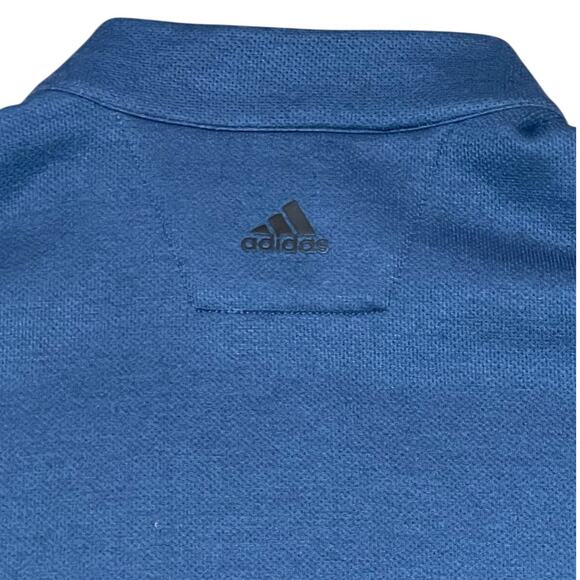 Adidas NEW Size XL Golf Mens Club Performance 1/2 Zip Sweater Mineral Blue Warm - Picture 7 of 10